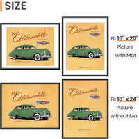 upsimples 50x70cm Puzzle Frame, Wall Decor Frames - Black / 18x24 - image 3