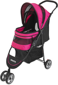 Gen7Pets Regal Plus Dog Stroller, Raspberry Sorbet Pet Stroller - image 3