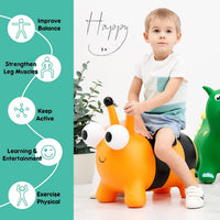 ZOOJOY Inflatable Horse Hopping Toy - Yellow Bee - image 4