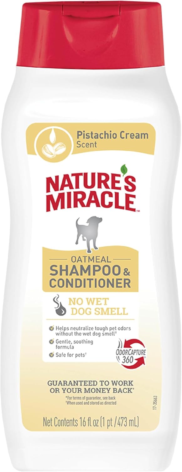 Nature's Miracle 2-in-1 Oatmeal Dog Shampoo & Conditioner