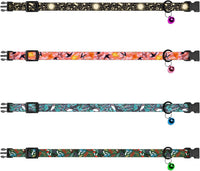 4PCS Breakaway Cat Collars with Bell - Nature - image 2