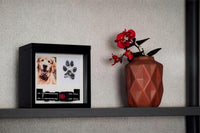 Black Dog Urn for Ashes 4 Customizable Displays Ink Paw Print Kit – Essentials for Dogs - Black Large - image 2