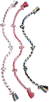 Mammoth Flossy Chews Color Rope Tug – Premium Cotton-Poly Tug Toy for Dogs – Interactive Dog Rope Toy – Tug Dog Chew Toy