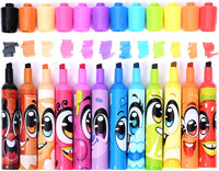 Scentos 12 pack scented chisel tip markers in assorted colors - view 4
