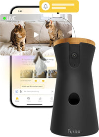 Furbo 360° Dog Camera [Core Features, No Ongoing Cost] – Essentials for Dogs - Subscription Required to Activate / 360° Cat Camera