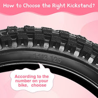 Kids Bike Kickstand Fits 12 14 16 18 20 Inch Bicycles - Pink / For 14 inch wheel - image 2