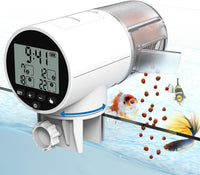 Automatic Fish Feeder Dispenser for Aquarium - White Digital
