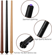 Skylety three light up magic wands in pink, purple and blue - view 30