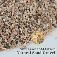 Silica Gravel, Multi-Purpose Mixed Silica Sand for Fire Pits - 5LB / Mixed Medium - image 4