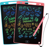LCD Writing Tablet, Pink+Blue - 8.5 Inch