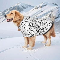Dalmatian Hoodie, Cute Halloween Cosplay Winter Costume With Pocket, Dalmatians Print Clothes for Medium Large Dogs