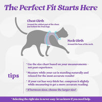rabbitgoo Cat Harness and Leash Set, Step-in Soft Vest - S / Purple - image 2