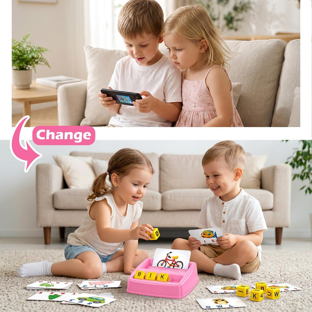 NARRIO Matching Letter Game - Pink - image 4