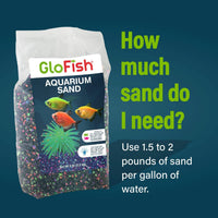 GloFish Aquarium Sand, Black with Fluorescent Accents - Black / 30 Pounds (Pack of 6) - image 3