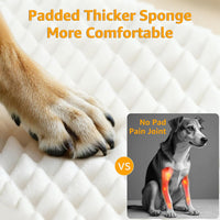 Large Dog Car Seat, Back Seat Extender for Pets with Hard Bottom – Essentials for Dogs - XL - image 3