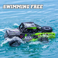 KB KAIBO 1:16 Amphibious Remote Control Car - Q191 Blue - image 2