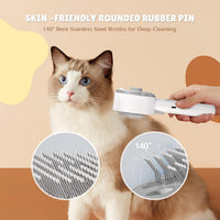 Cat Steam Brush for Indoor Cats - Gray - image 3