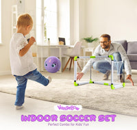 VangeBow Silent Indoor Soccer Ball for Toddlers - Unicorn Ball & Goal - image 2