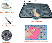 Pet Heating pad Outdoor Small Dog cat Heating pad Heated ped beds - Digital-Printfoot / 18X18 inch - image 3