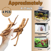 kathson 4Pcs Aquarium Driftwood - image 4