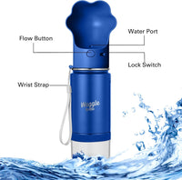 Stainless Steel Dog Travel Water Bottle - Cobalt - image 3