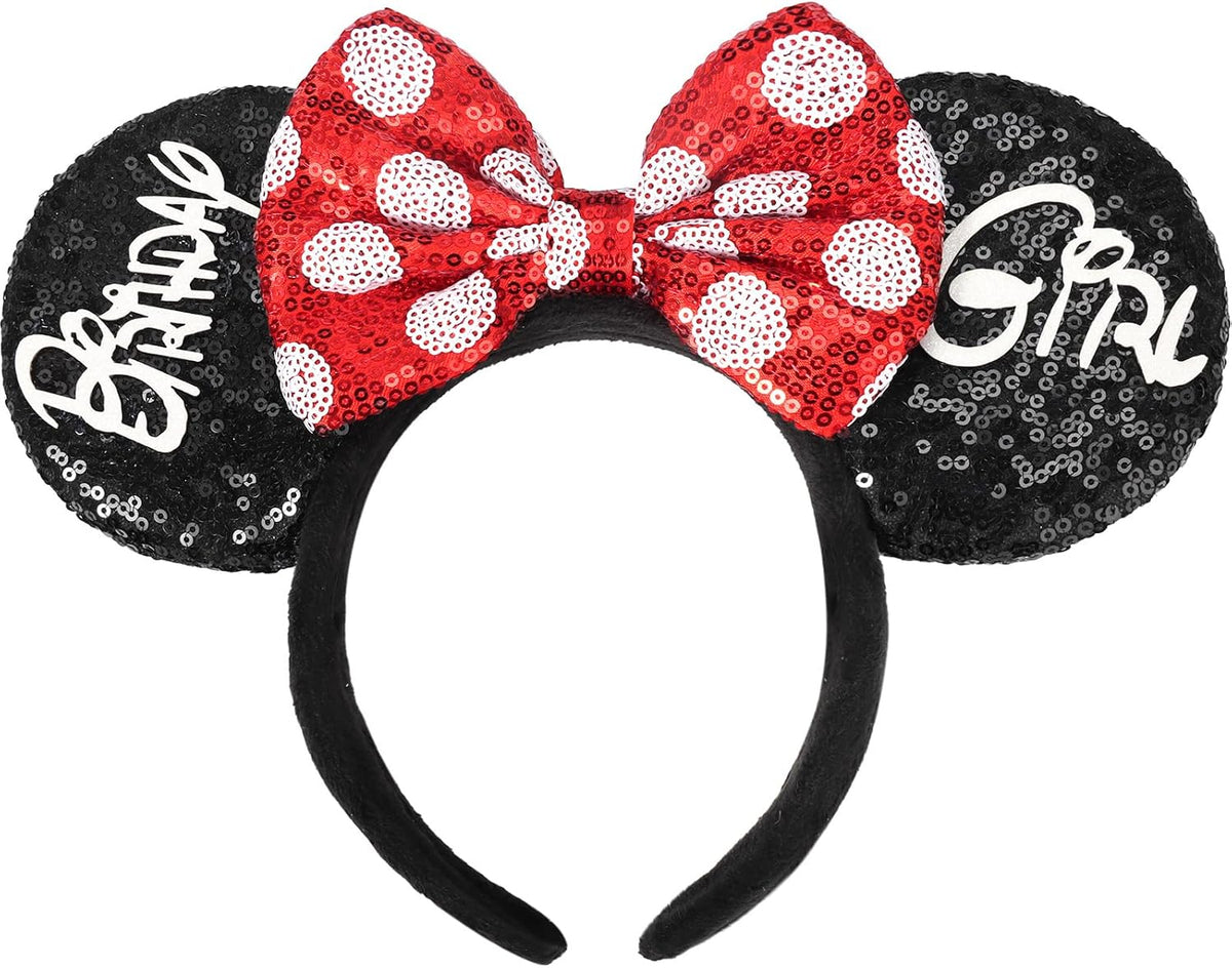ETLUK Mouse Ears Headband - Birthday Girl
