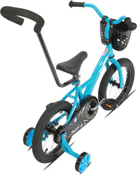 JOYSTAR 10" 12" 14" 16" Kids Bike for Boys and Girls Ages 1-7Y – Fun for Kids & Family - Blue / 16 Inch with Training Wheels - image 4
