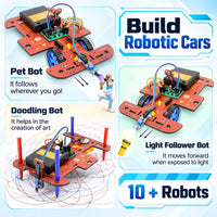 Butterfly EduFields 10in1 STEM Electronics Robotics Kit for Kids Ages - 10in1 Robotics Kit - image 2