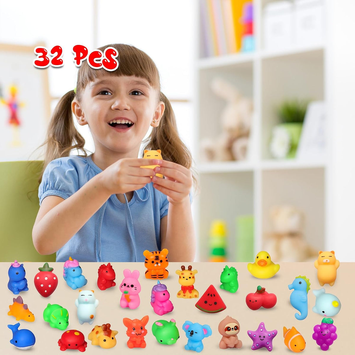 nobasco Squishies, Kawaii Cat Squishys Slow Rising Animals - image 3