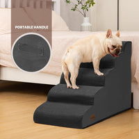 Dog Stairs for Small Dogs and Cats - Black / 5 / Standard 5-Step 22.2"H - image 2