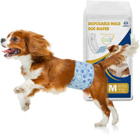 Dog Diapers Male Disposable, Belly Bands for Male Dogs, S 26pcs – Essentials for Dogs - M-26