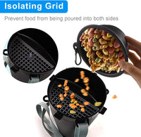 Dog Travel Water Bottle Collapsible Bowls - Black - image 4