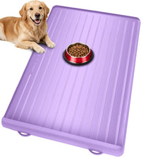 Dog Mat for Food and Water - Purple / 39.4"L x 27"W