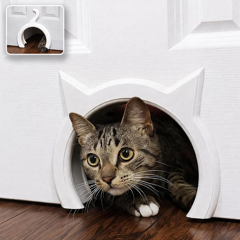 The Kitty Pass Interior Cat Door Hidden Litter Box Pet Door for cats