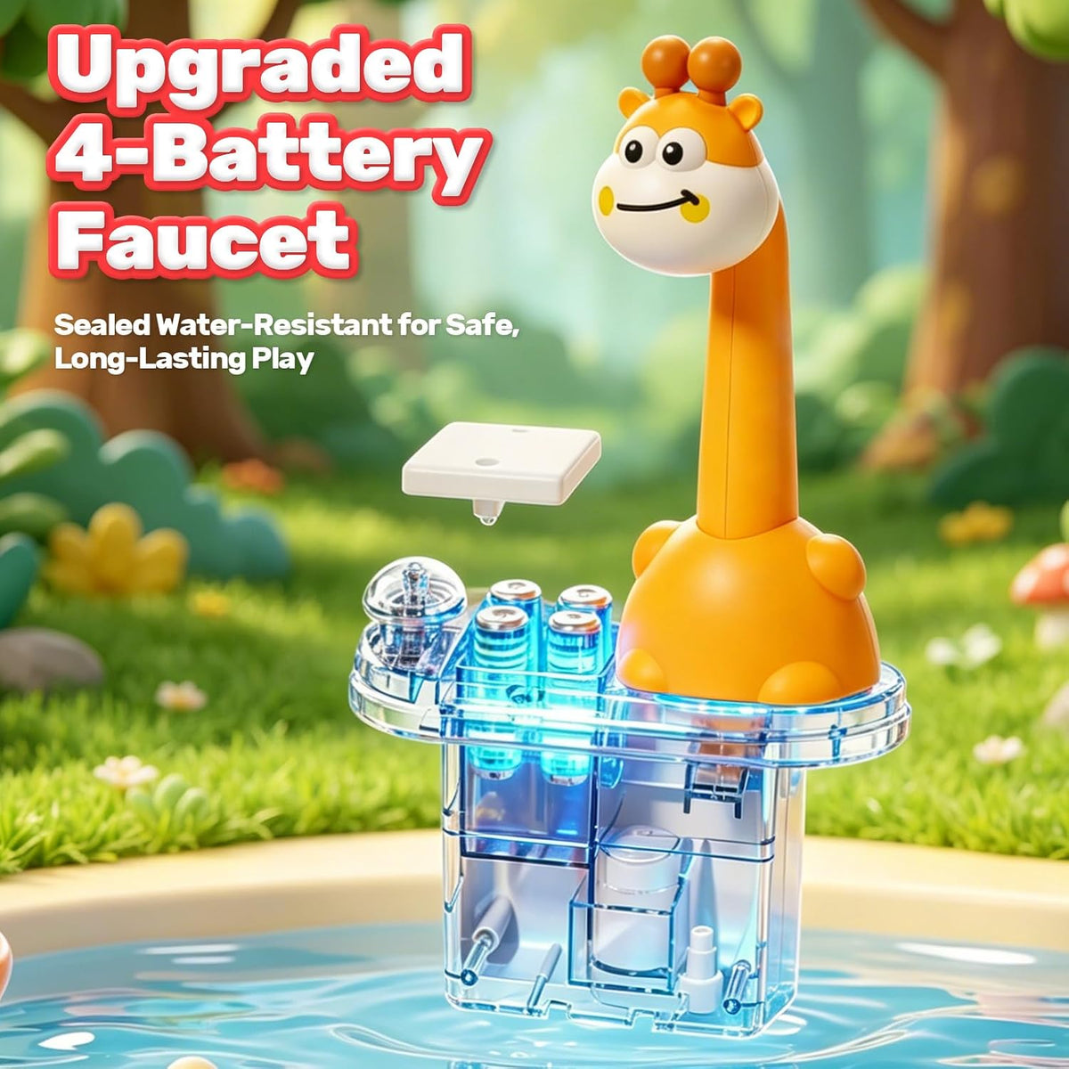 HOLYFUN Kids Kitchen Playset - Red - image 3