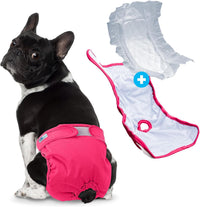 Paw Inspired Disposable Leakproof Dog Diaper Liners - Medium (Combo Pack) - image 2