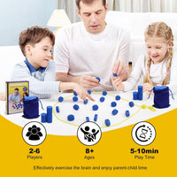 CHORYNLYRA magnetic chess game with 40 yellow stones and adjustable ropes - view 21