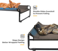 Veehoo Outdoor Elevated Dog Bed - Brown / 47.2"L x 31.9"W x 10.6"Th - image 2