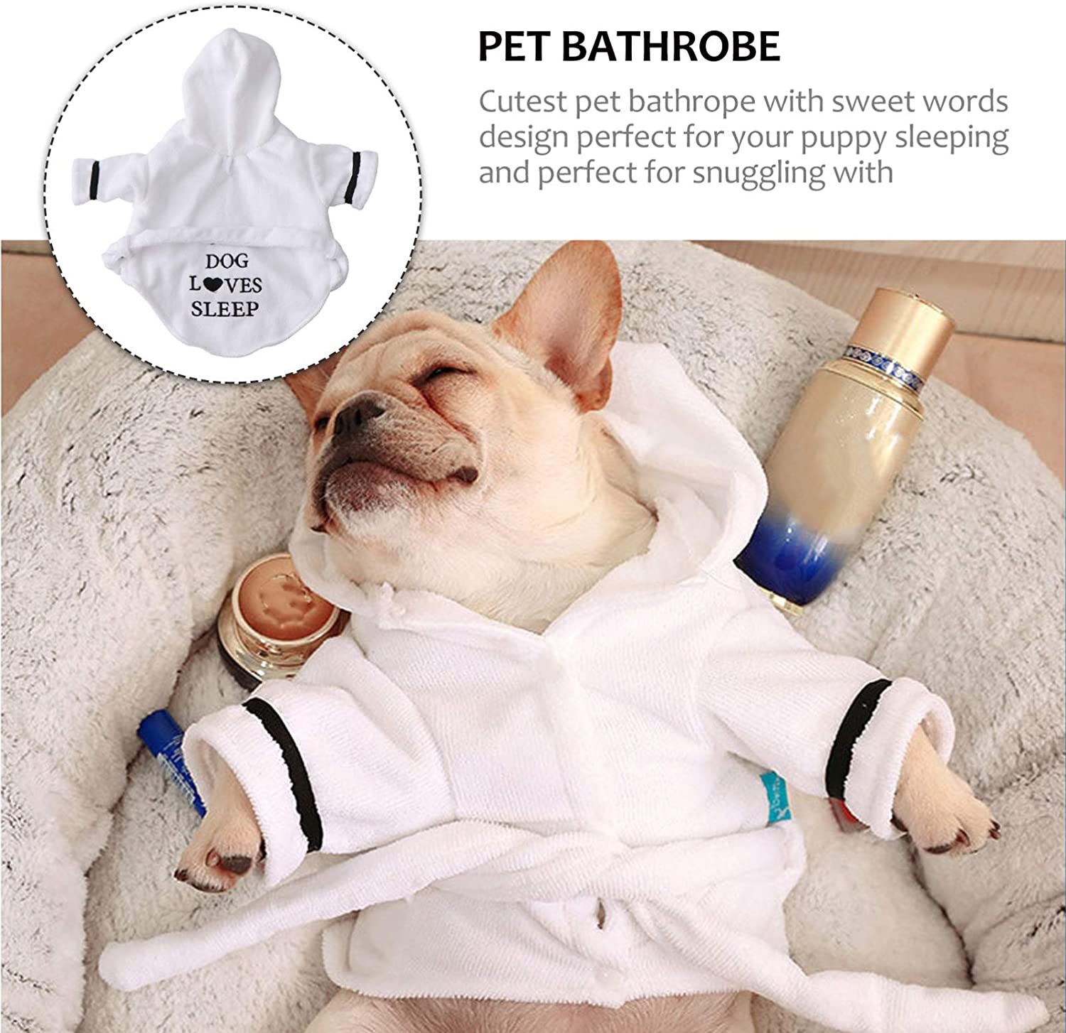 Bath Robe with Hood - BIG FRENCHIES