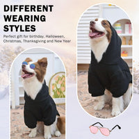 Security Dog Hoodie for Small Medium Large Dogs Boys Girls – Essentials for Dogs - #2 Black (EMB SECURITY Printed With Pocket) / Large - image 2