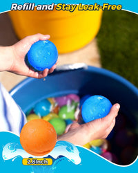 Tlitlimom 16Pcs Reusable Water Bomb Balloons - 16Pack - image 3