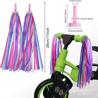 Bike Streamers Bike Tassels for Kids 1 Pair - Purple - image 2
