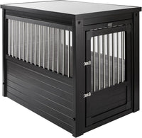 New Age Pet ECOFLEX Large Furniture Style Dog Crate & End Table - Black / 35.9"L x 23.7"W x 28.0"H - image 2