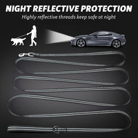 Long Dog Leash XiaZ Training Leashes 10/15/20/30/50/100ft Long Lead - D-Black / 10 Feet - image 2