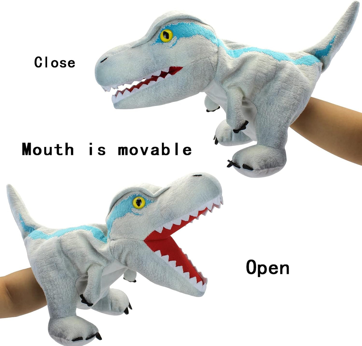 Puppet Hand Puppets for Kids - Dinosaur 9 - image 3