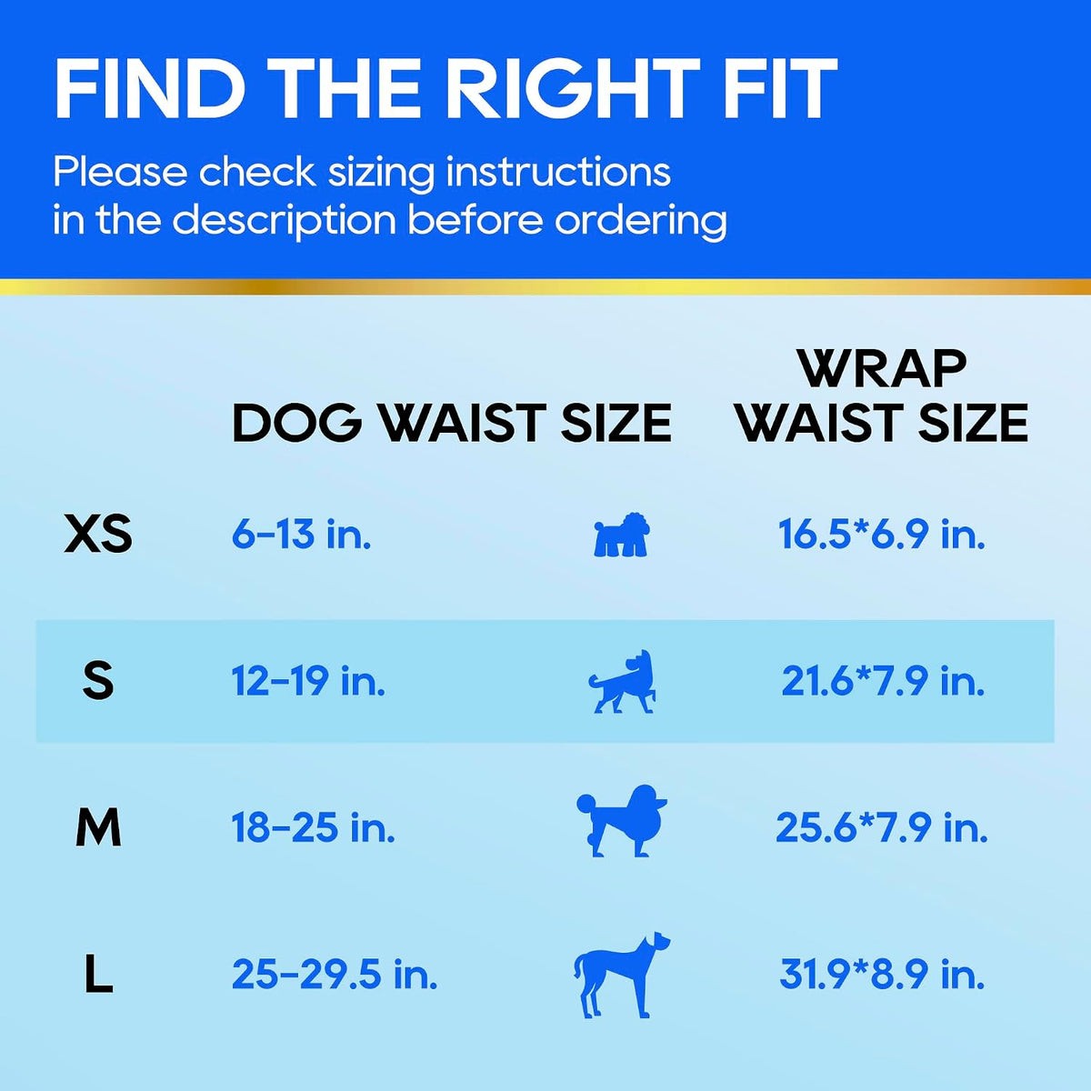 HONEY CARE All-Absorb A26 Male Dog Wrap - 1 / 50 Count Pack of 1 - image 3