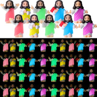 CroBlissful 50 little Jesus figurines that glow in the dark, five colors - view 8