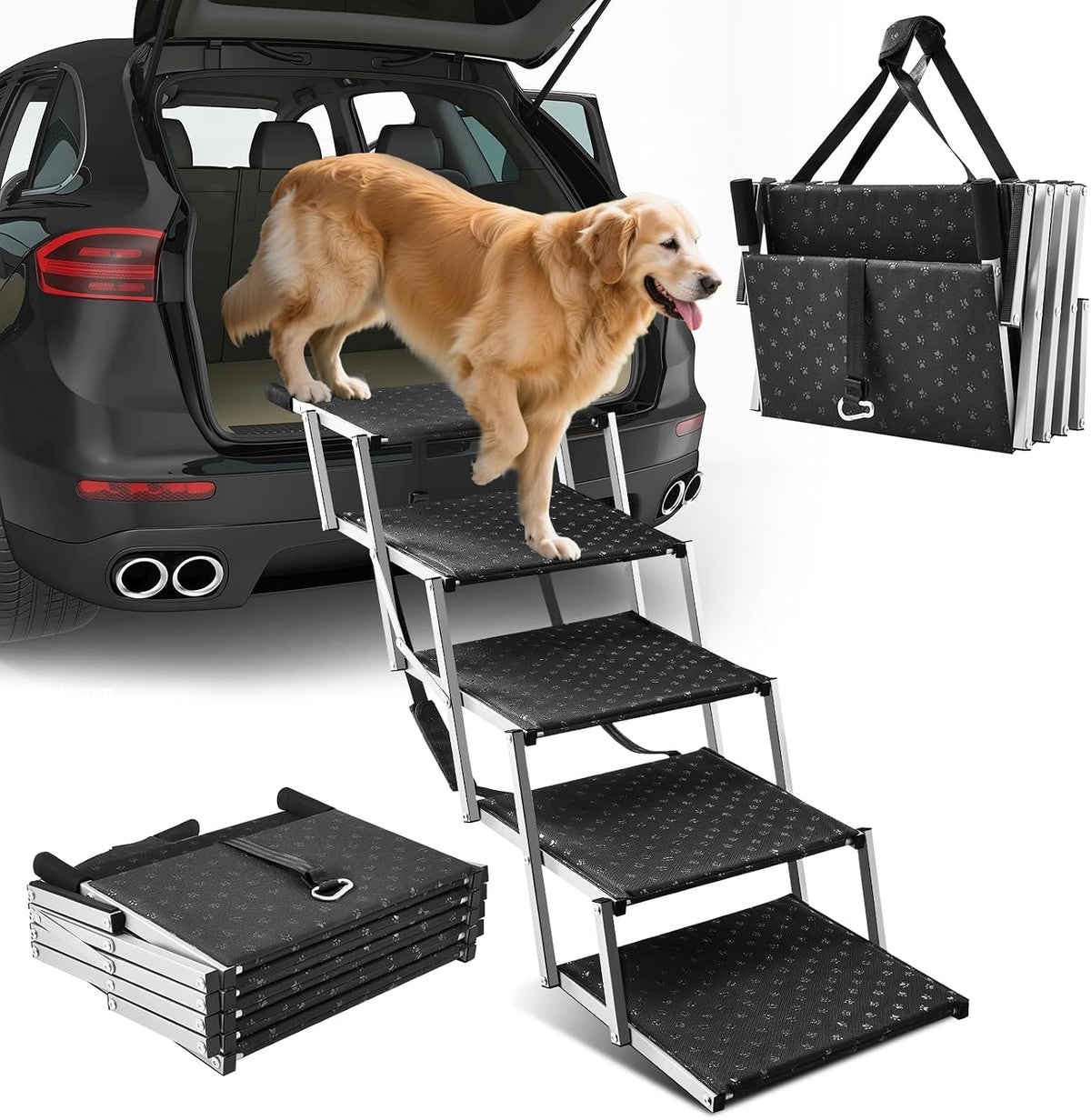 Sakerplus Dog Stairs for Large Dogs