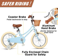 Petimini 12 14 16 18 20 Inch Kids Toddler Bike for Boys Girls – Fun for Kids & Family - Blue / 16 Inch - image 2
