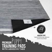Bulldoglogy 50-Count Carbon Black Dog Pads Puppy Training Pads - 50-Count (24x24) - image 3